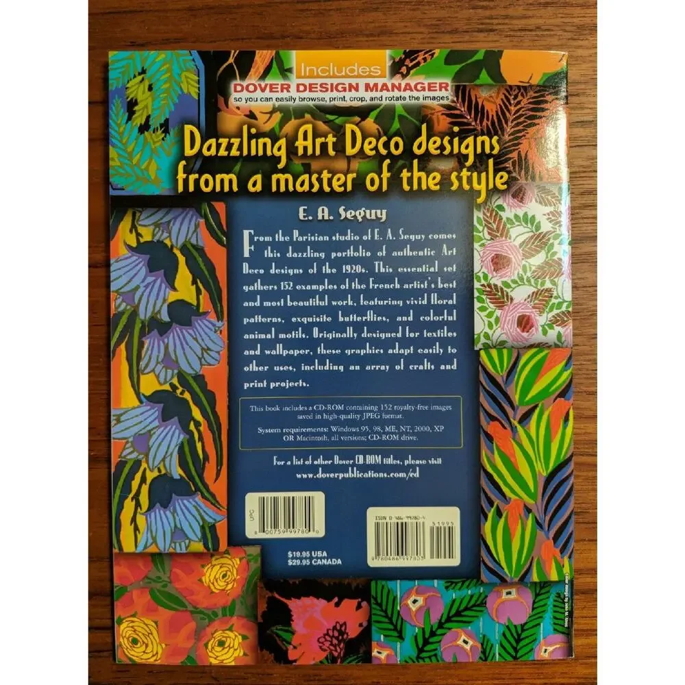 Seguy's Art Deco Designs Bk & CD